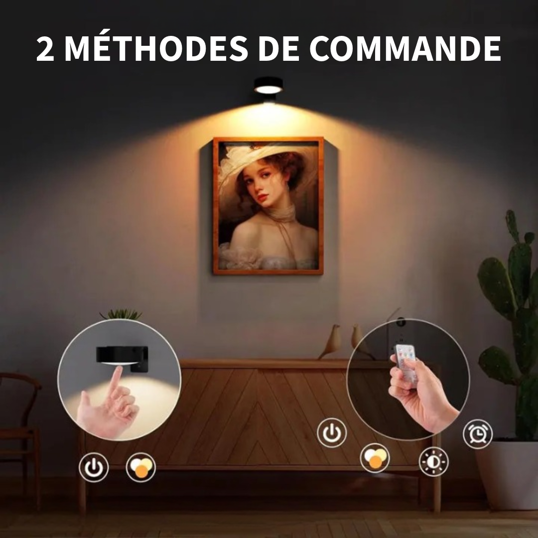 Lampe sans fil magnétique