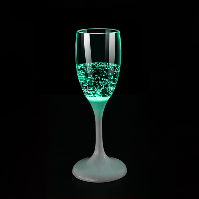 Verre à champagne LED