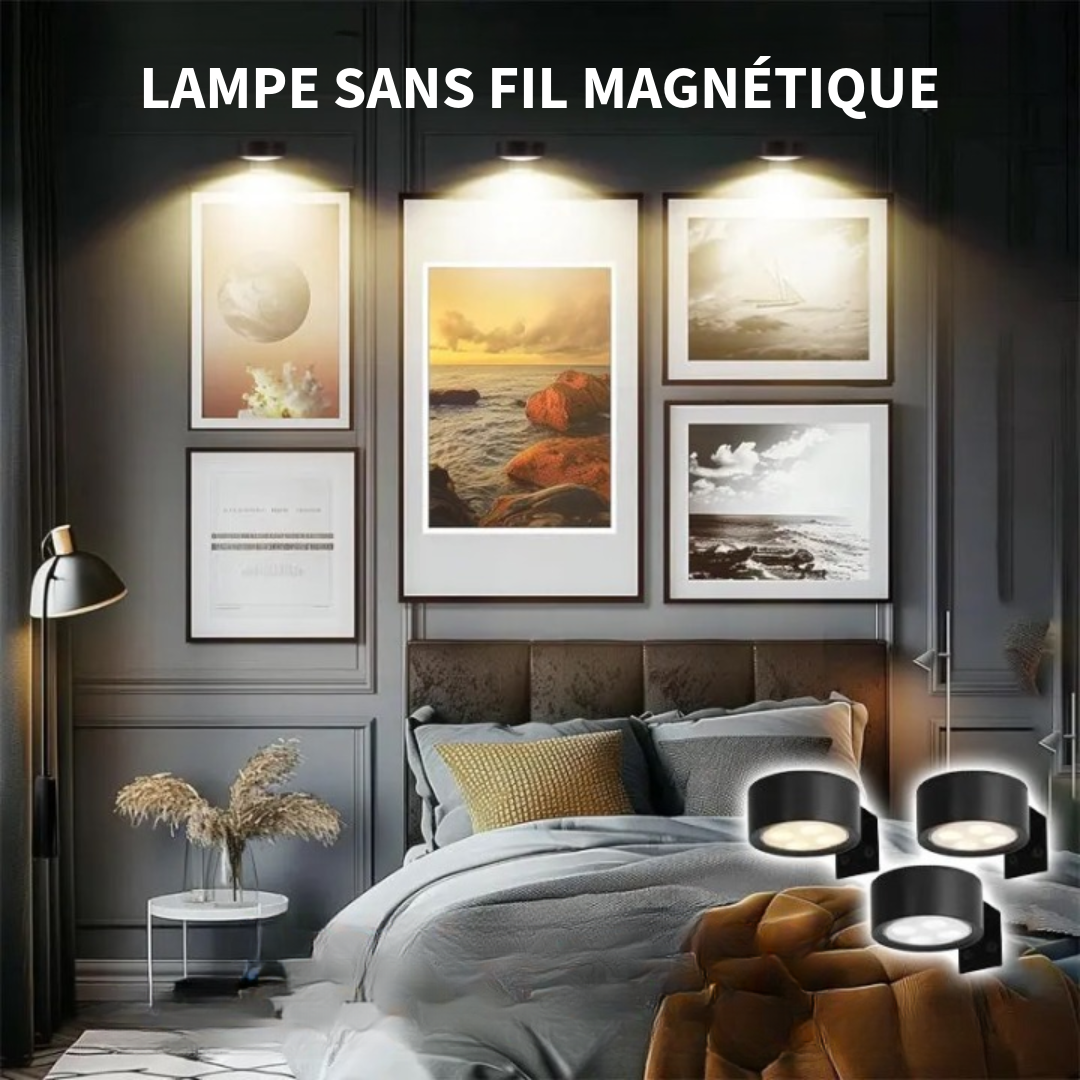 Lampe sans fil magnétique