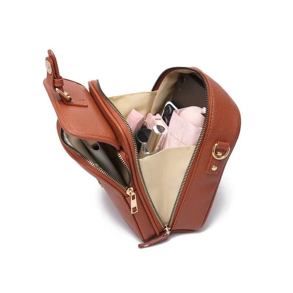 Sac à bandoulière en cuir premium