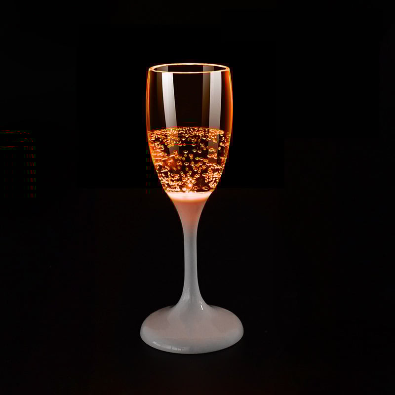Verre à champagne LED