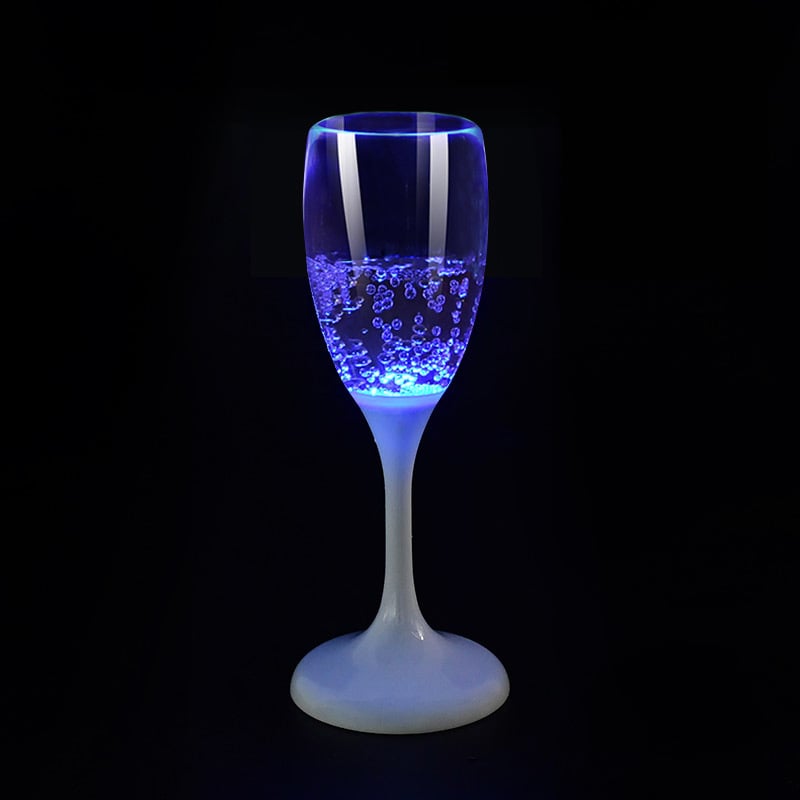 Verre à champagne LED