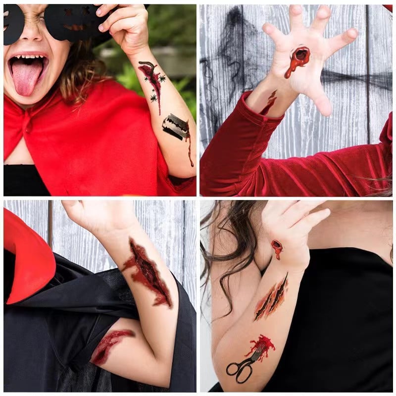 Ensemble de tatouages d'Halloween