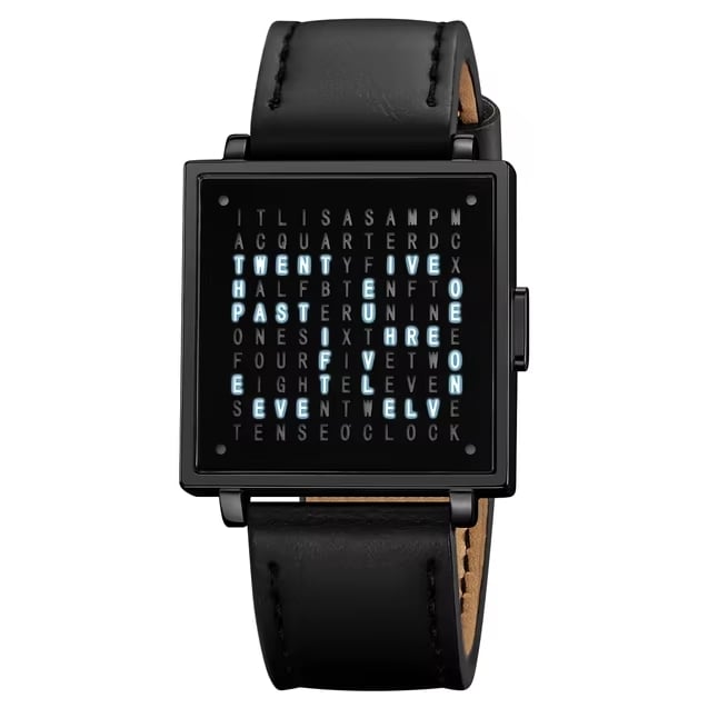 Horloge à lettres