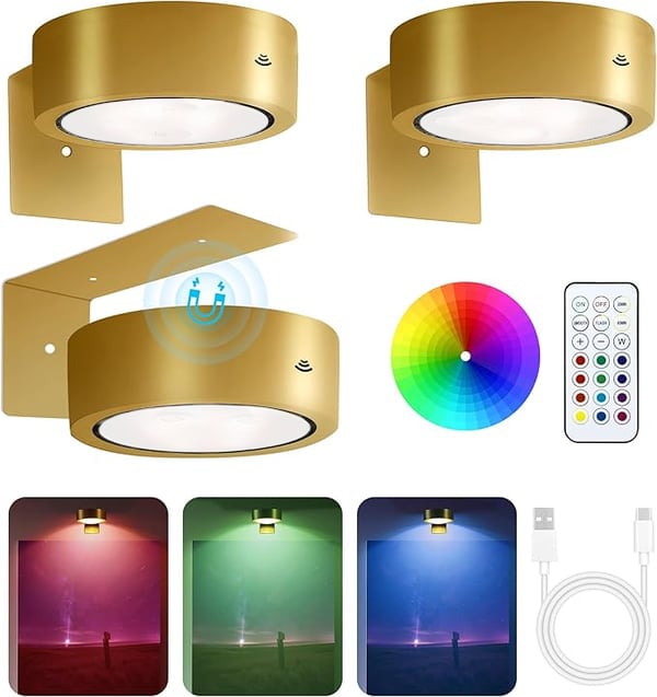 Éclairage LED Magnétique | 14 Modes d'Éclairage