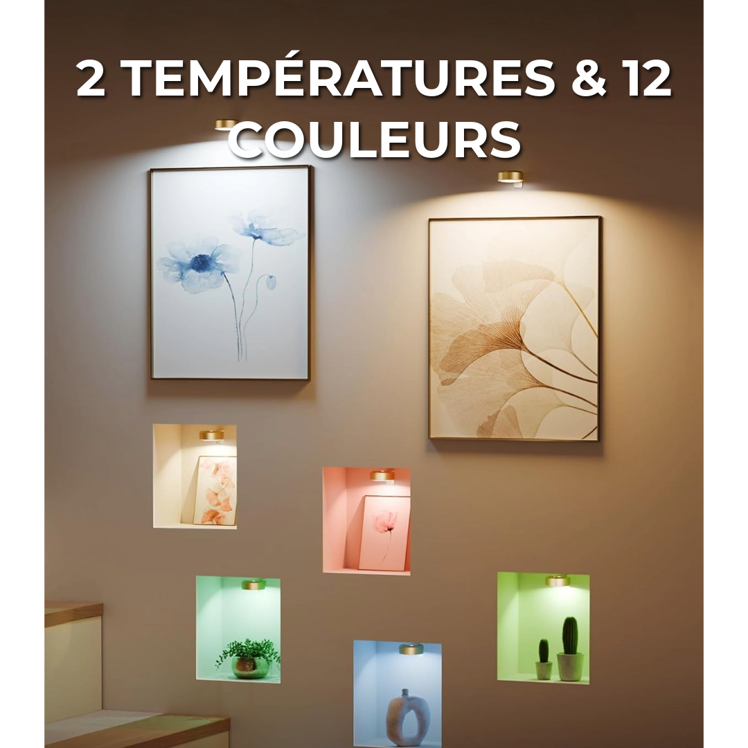 Éclairage LED Magnétique | 14 Modes d'Éclairage