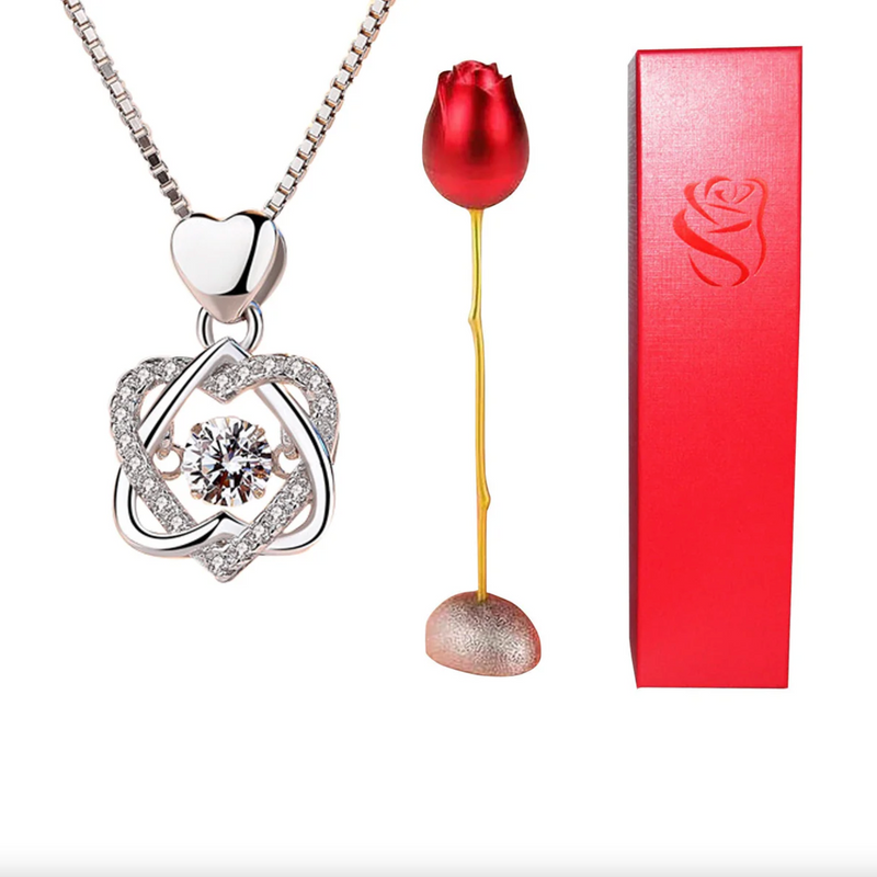 Collier Élégant en Rose