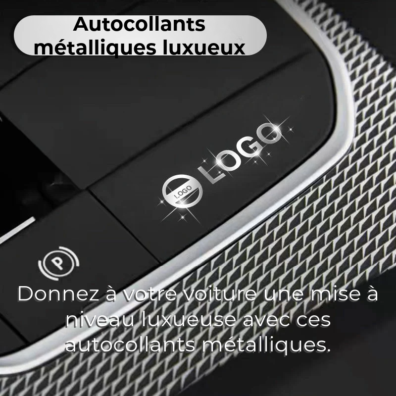 Autocollants Métalliques de Luxe