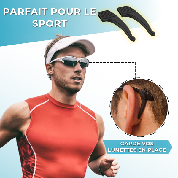 Supports antidérapants pour lunettes | 1 + 2 GRATUITS