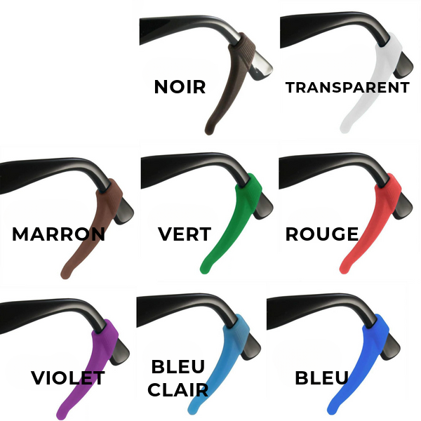 Supports antidérapants pour lunettes | 1 + 2 GRATUITS