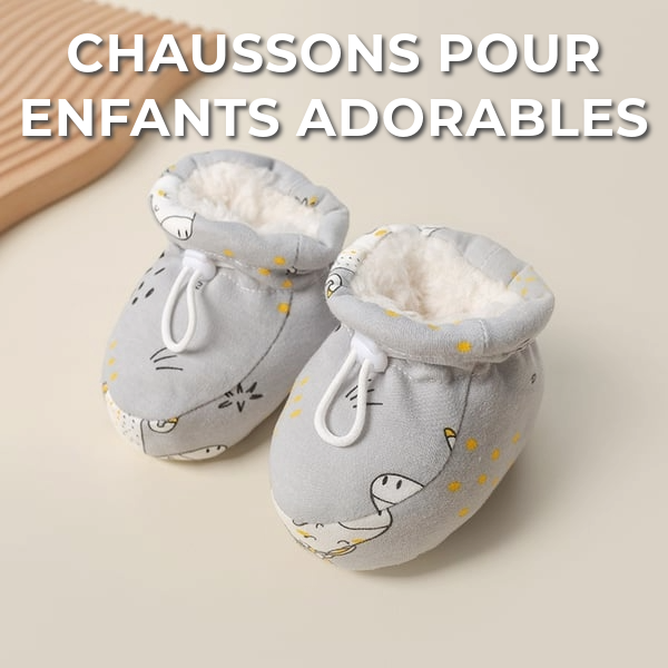 Chaussons pour enfants adorables