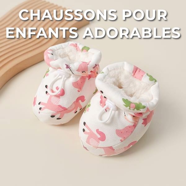 Chaussons pour enfants adorables