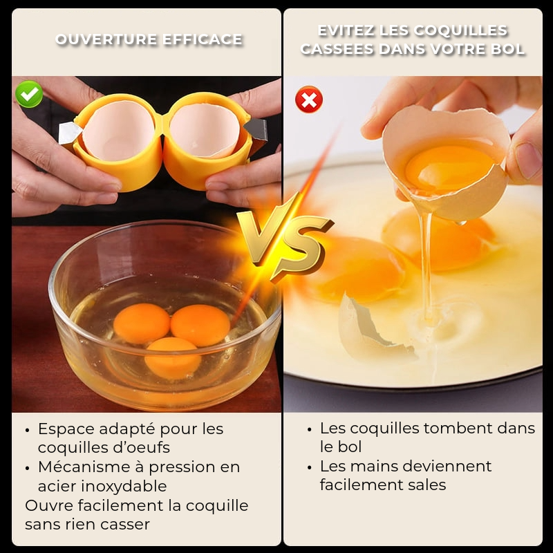 Ouvre-œuf efficace