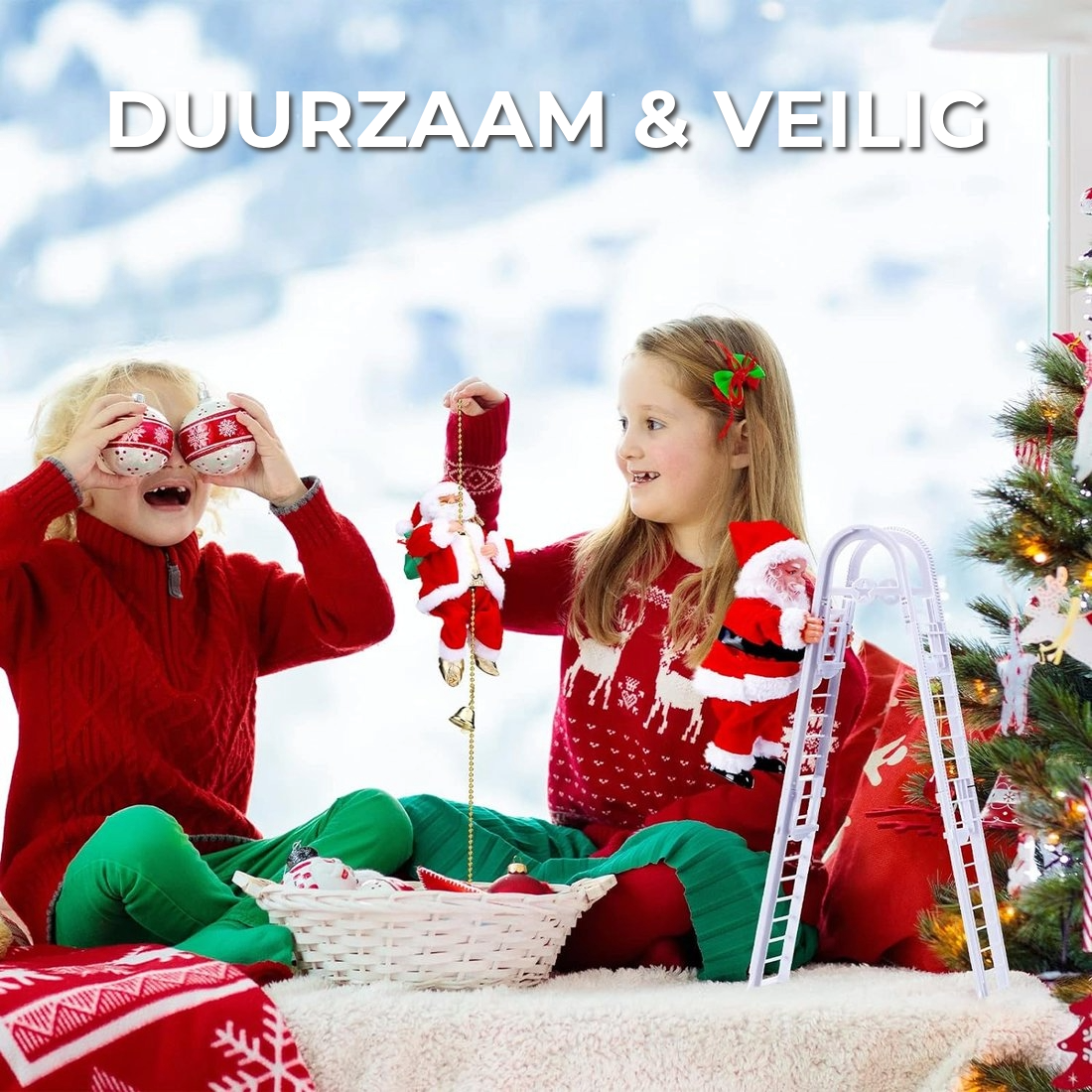 Klimmende Kerstman