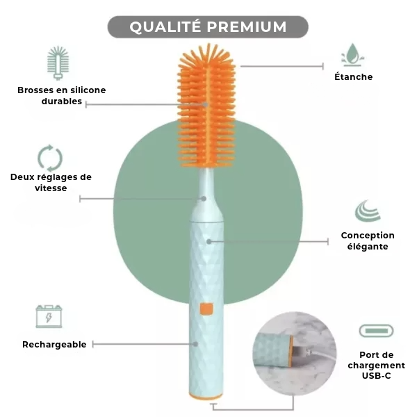 Nettoyeur de bouteilles professionnel