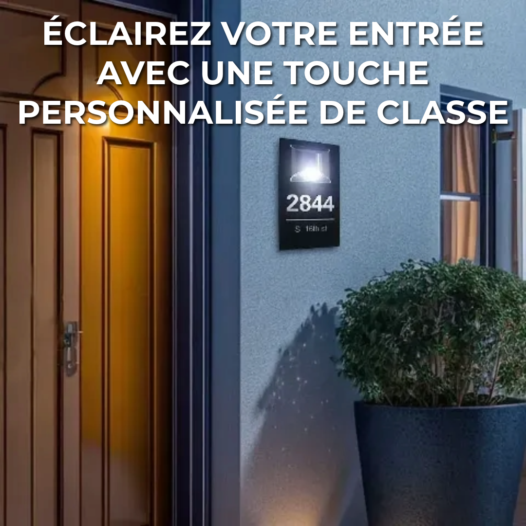 Numéro de Maison Personnalisé