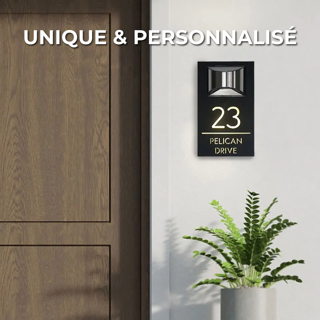 Numéro de Maison Personnalisé