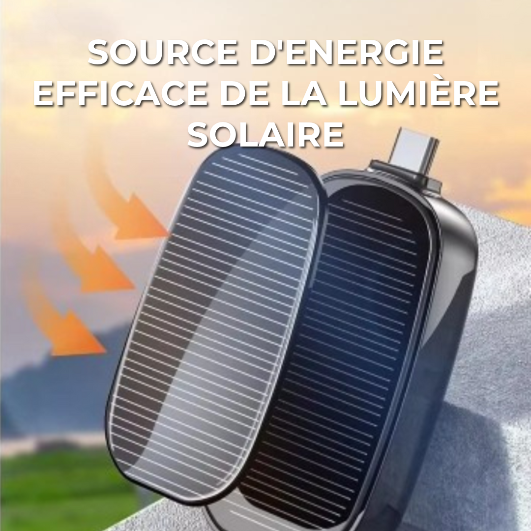 Mini Powerbank Sans Fil | Énergie Solaire