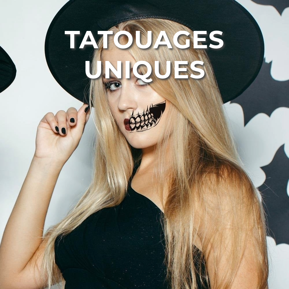 Ensemble de tatouages d'Halloween