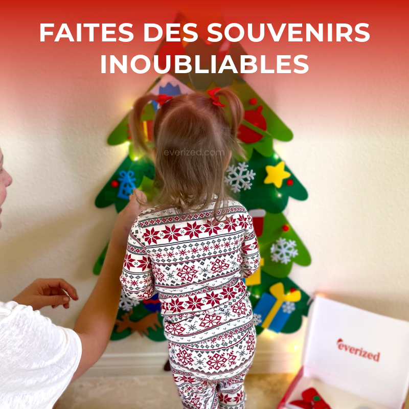 Sapin de Noël en tissu