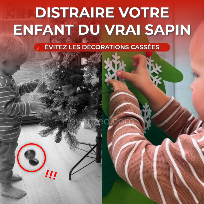 Sapin de Noël en tissu