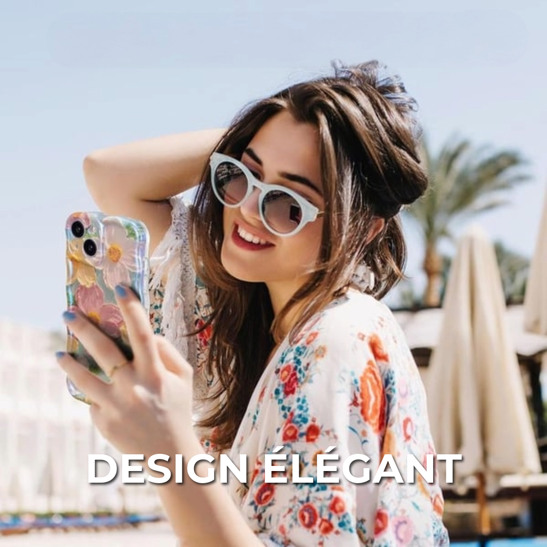 Coque iPhone Peinte à l’Huile Rétro