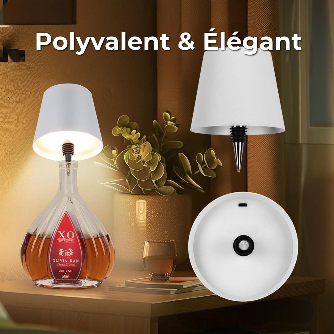 Lampe bouteille sans fil