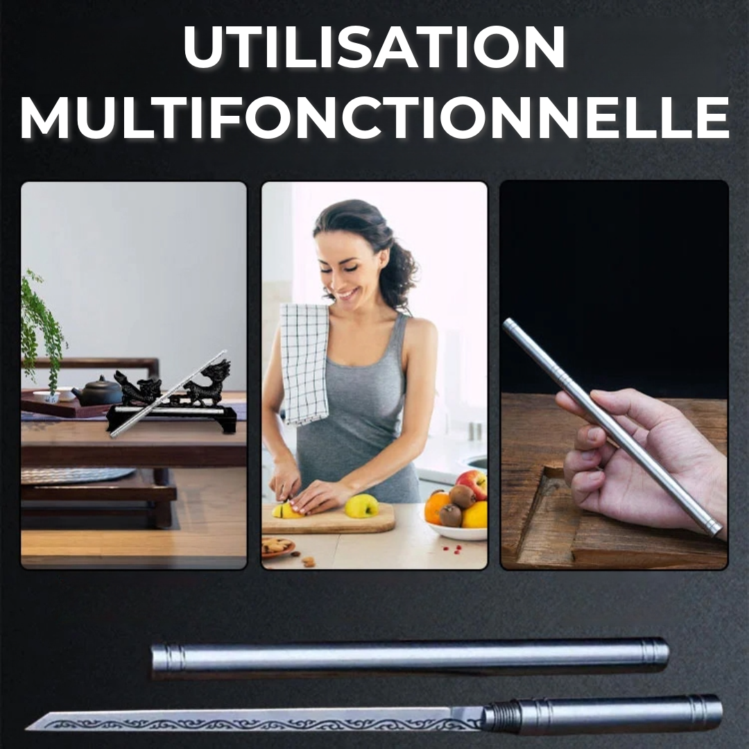 Couteau de cuisine katana professionnel