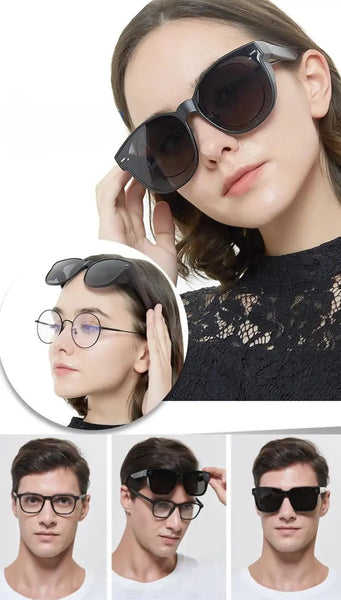 Lunettes de Soleil Stylées à Superposer