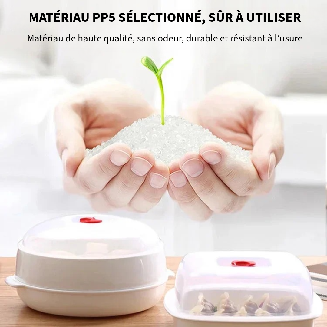 Cuiseur vapeur thermique pour micro-ondes