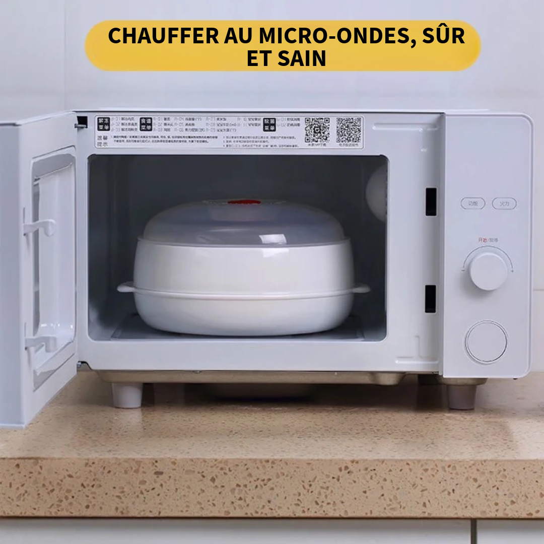 Cuiseur vapeur thermique pour micro-ondes