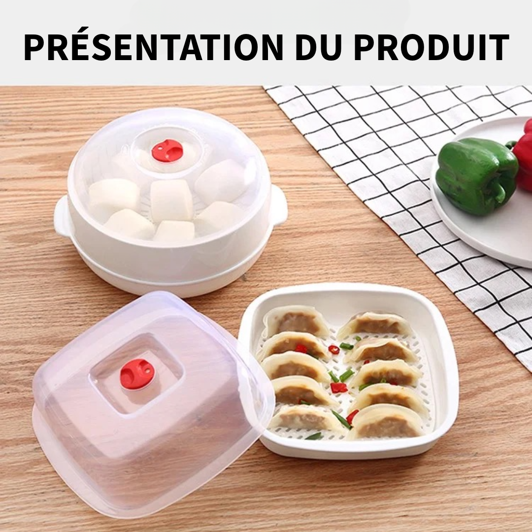 Cuiseur vapeur thermique pour micro-ondes