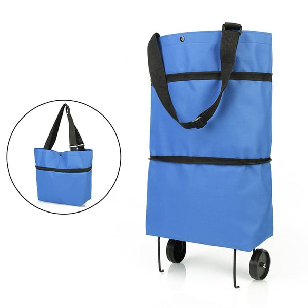 Sac de courses extensible à roulettes