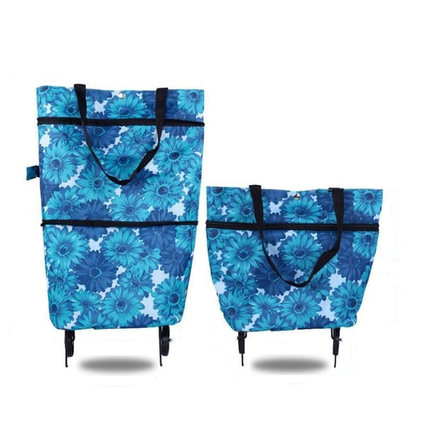 Sac de courses extensible à roulettes