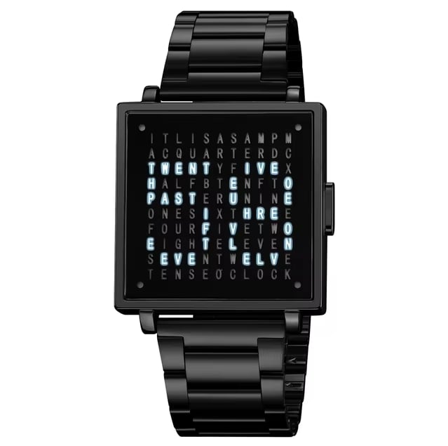 Horloge à lettres