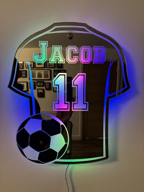 lampe de maillot de football personnalisé