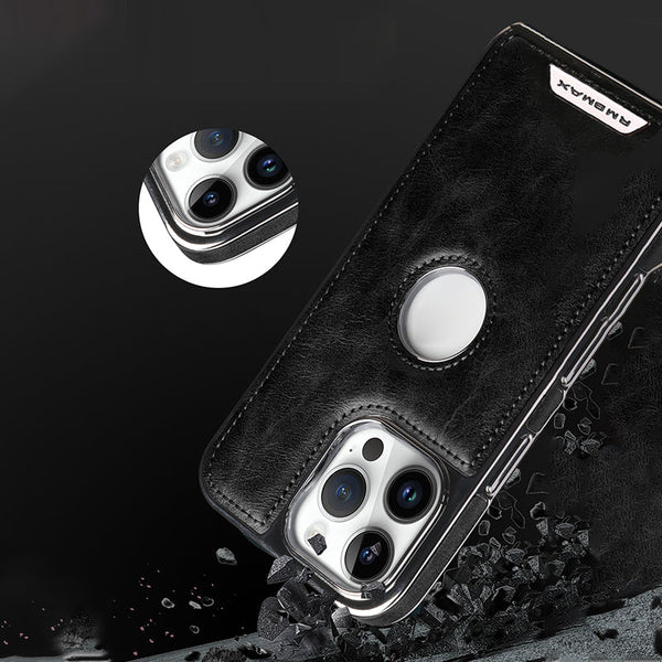 Coque iPhone en cuir de luxe