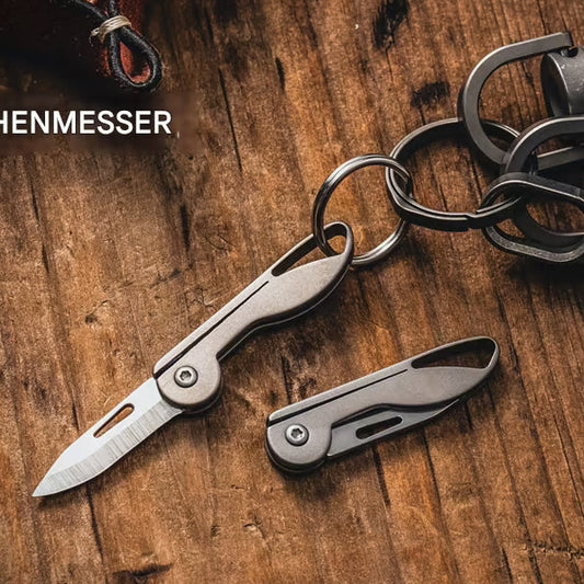 Mini couteau de poche porte-clés