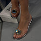 Sandales de luxe avec diamant