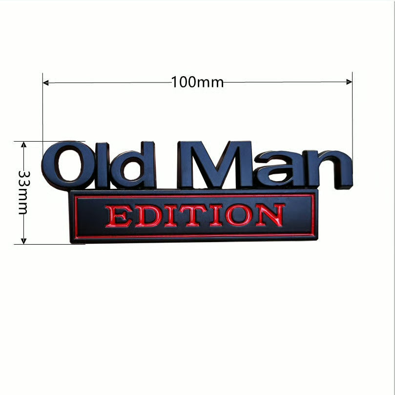 Émblème Auto Old Man Edition