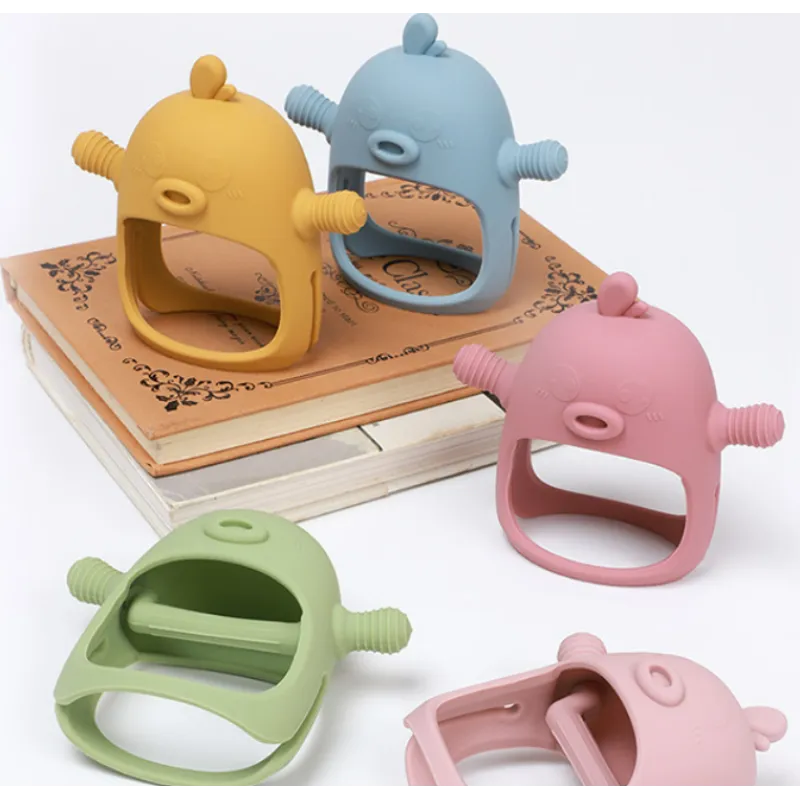 Gant de Dentition en Silicone