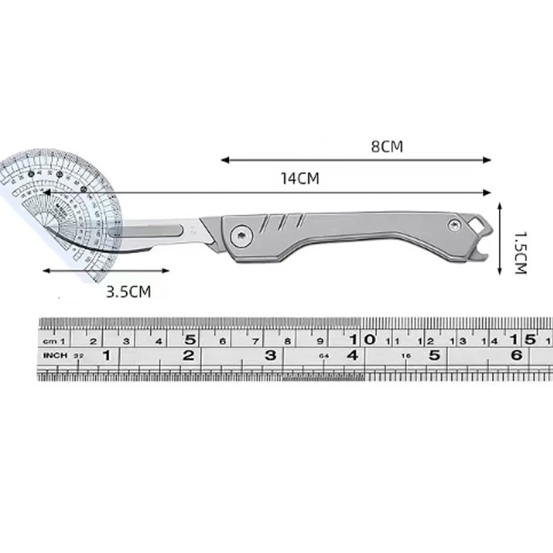 Scalpel Pliant avec 10 Lames Remplaçables