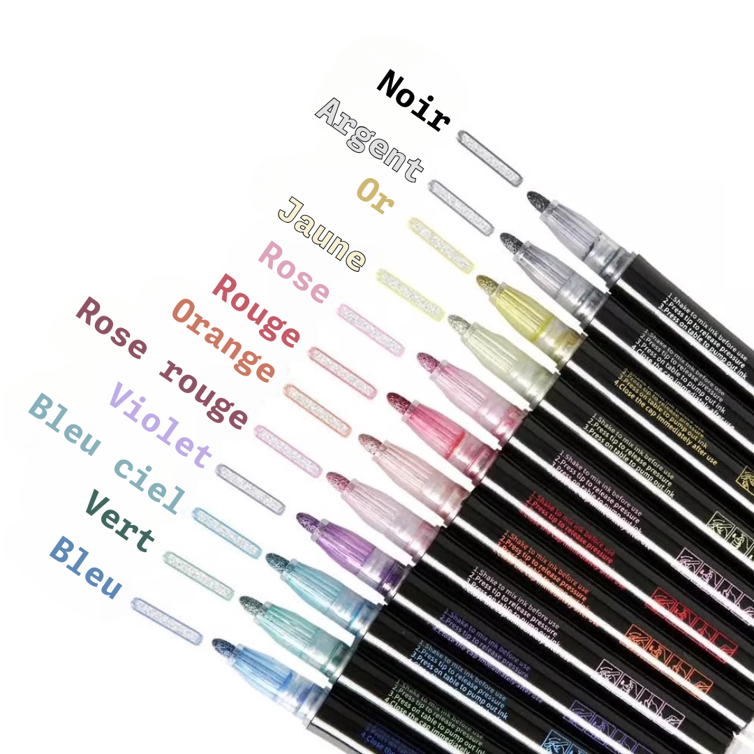 Stylos pailletés magiques