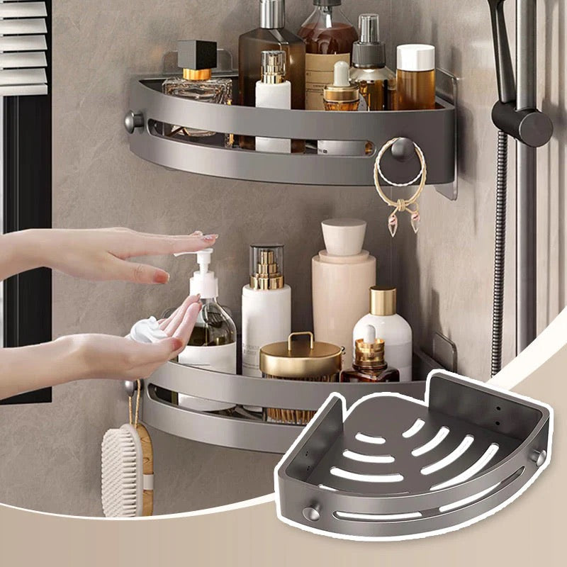 Étagère d’angle de douche sans perçage