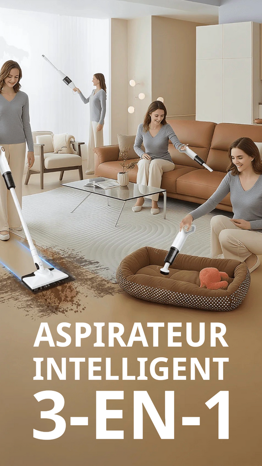 Aspirateur Intelligent 3-en-1