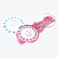Accessoire cheveux diamant | 12 bandes