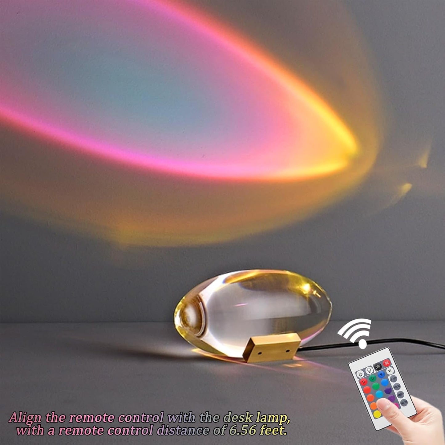 Lampe Prisme en Cristal