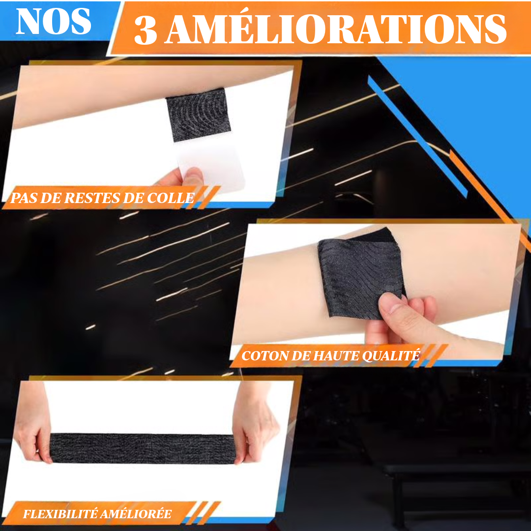 Bandes pour épaules prédécoupées