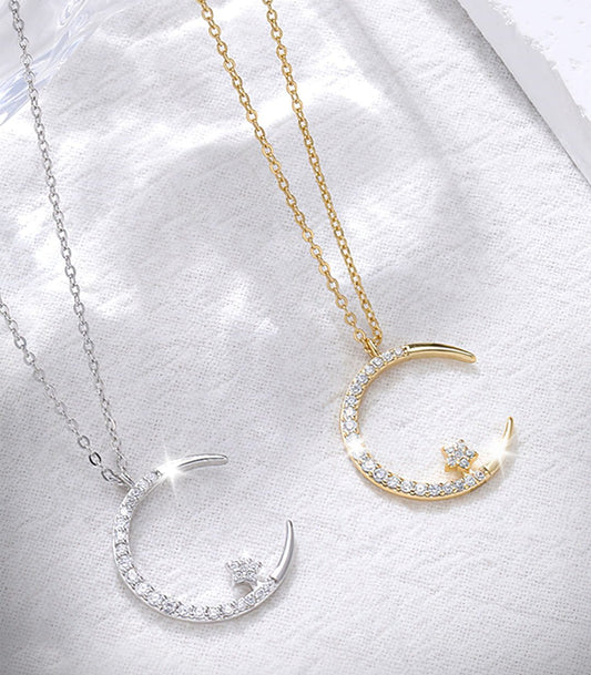 Collier Lune & Étoile