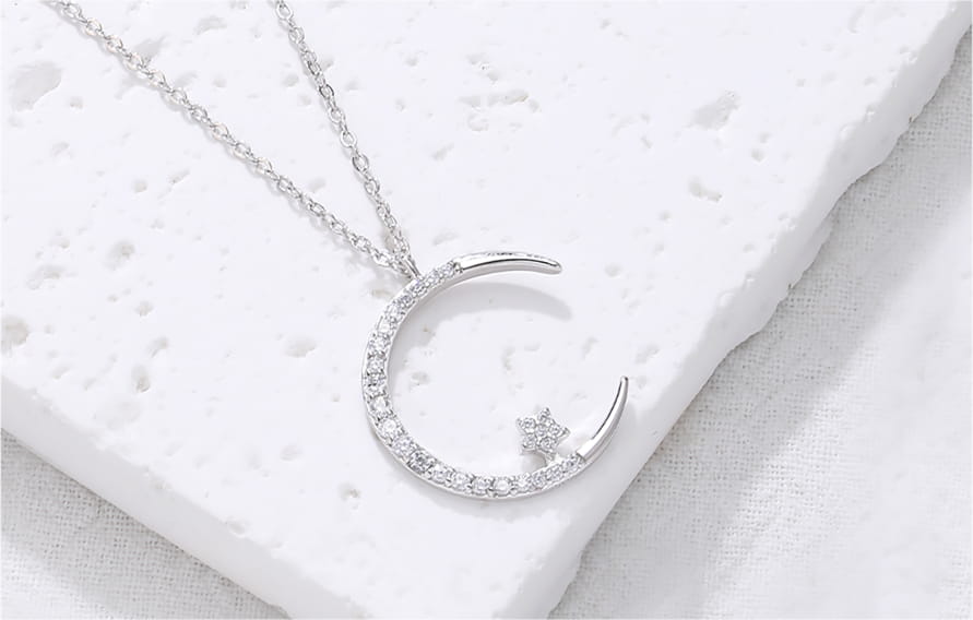 Collier Lune & Étoile